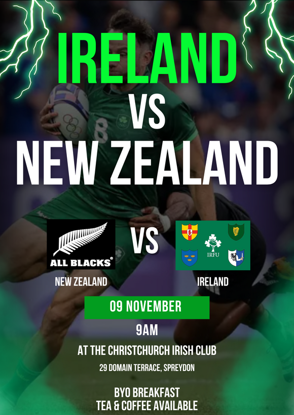 Ireland vs New Zealand