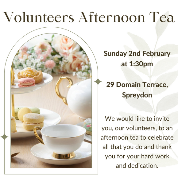 Volunteers Afternoon Tea